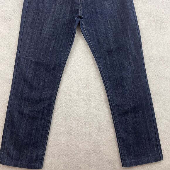 Wet Seal Jeans Womens Size 9 Blue Straight Leg Lo Rise Dark Wash Denim 28x27 - Picture 10 of 14